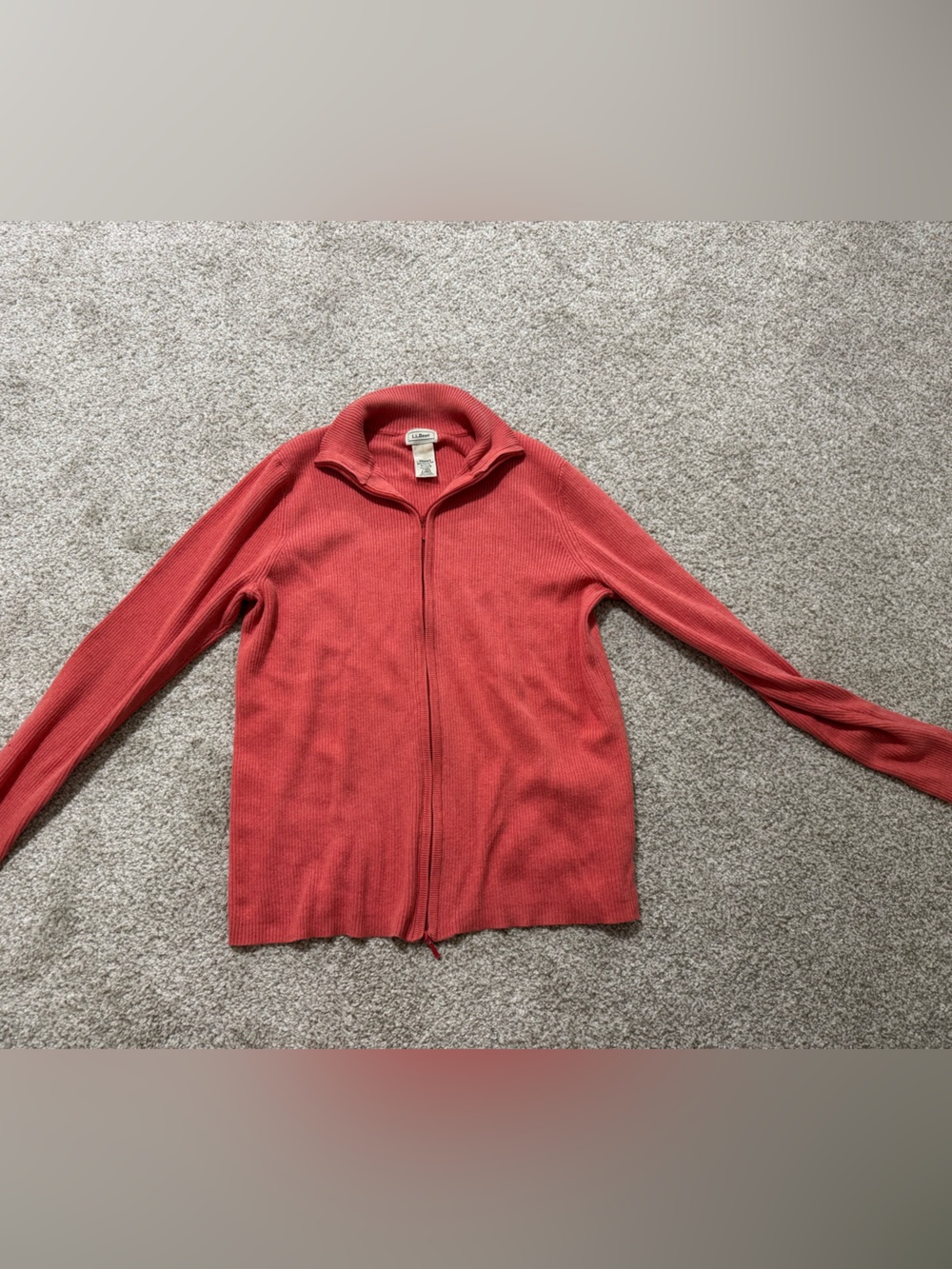 Vintage LL bean zip up sweater